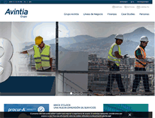 Tablet Screenshot of grupoavintia.com